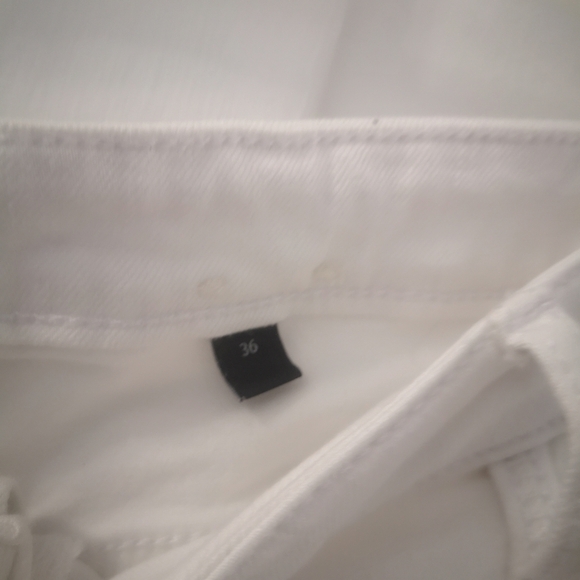 Reitmans white wide leg jeans high rise - Picture 2 of 2